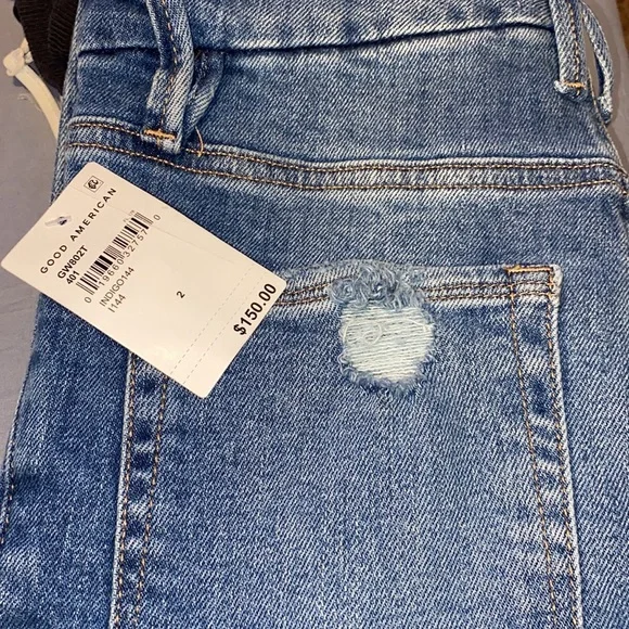 Good American Good Waist Indigo Skinny Leg Jean - Picture 4 of 5